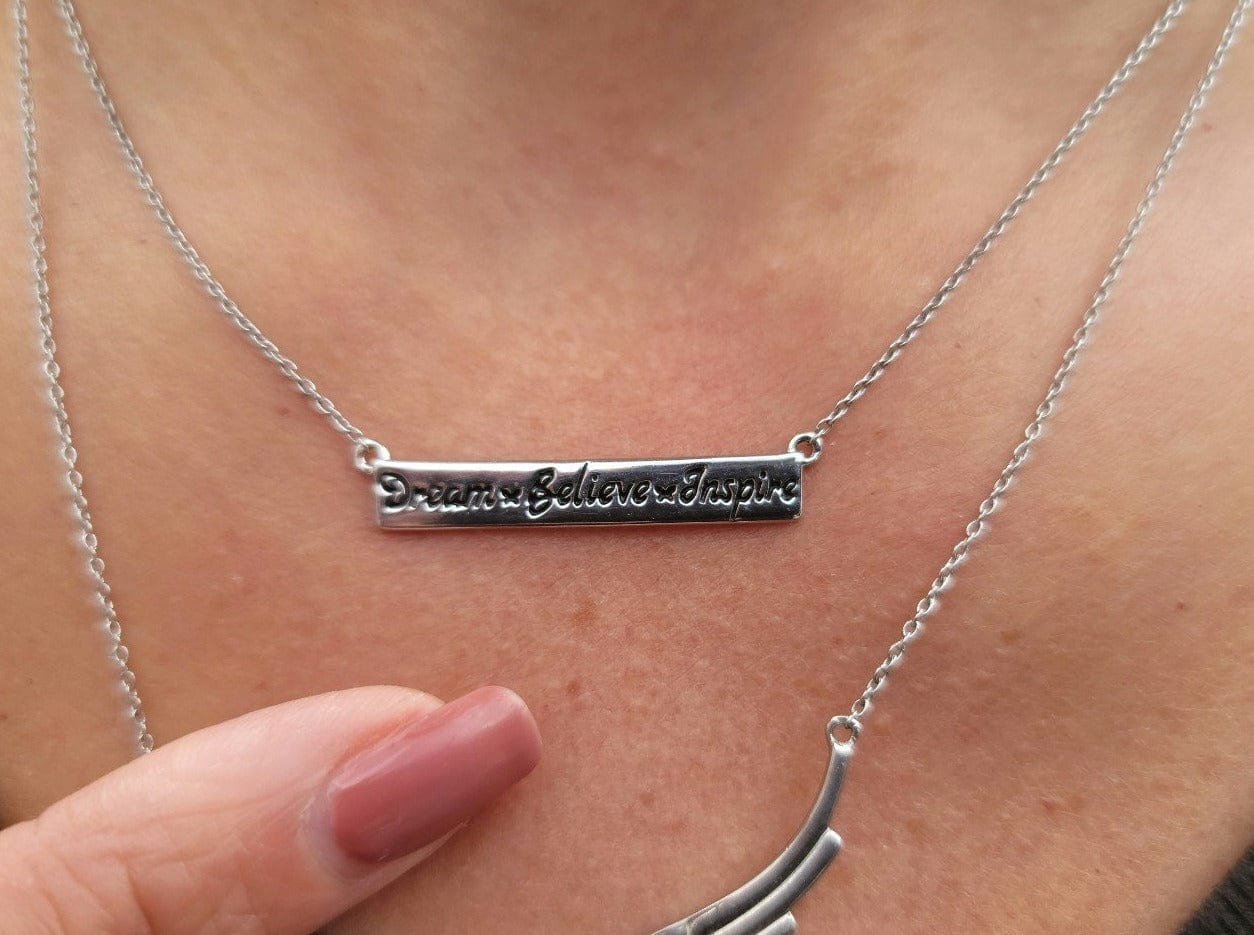 Dream. Believe. Inspire. Necklace - Jewelry
