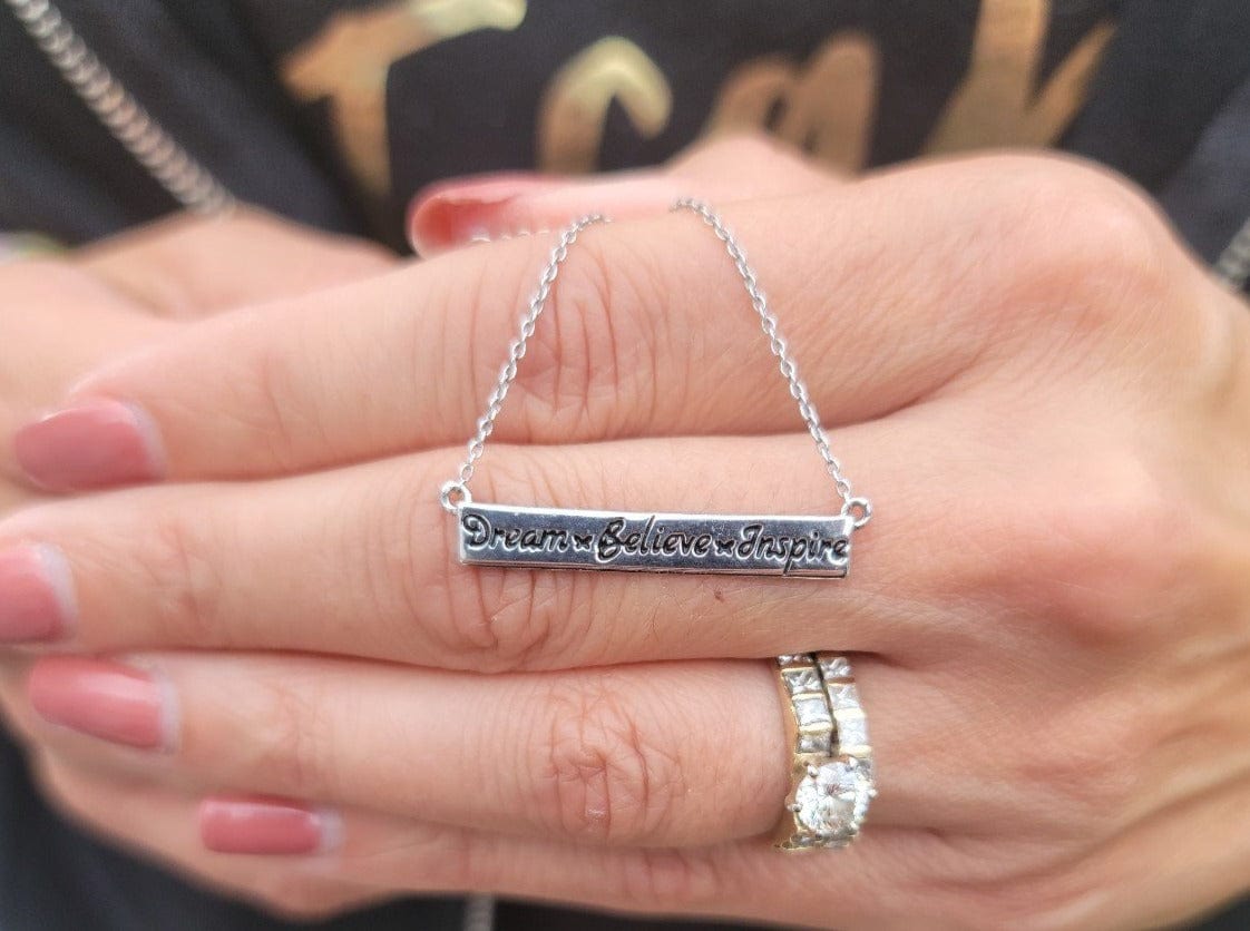 Dream. Believe. Inspire. Necklace - Jewelry