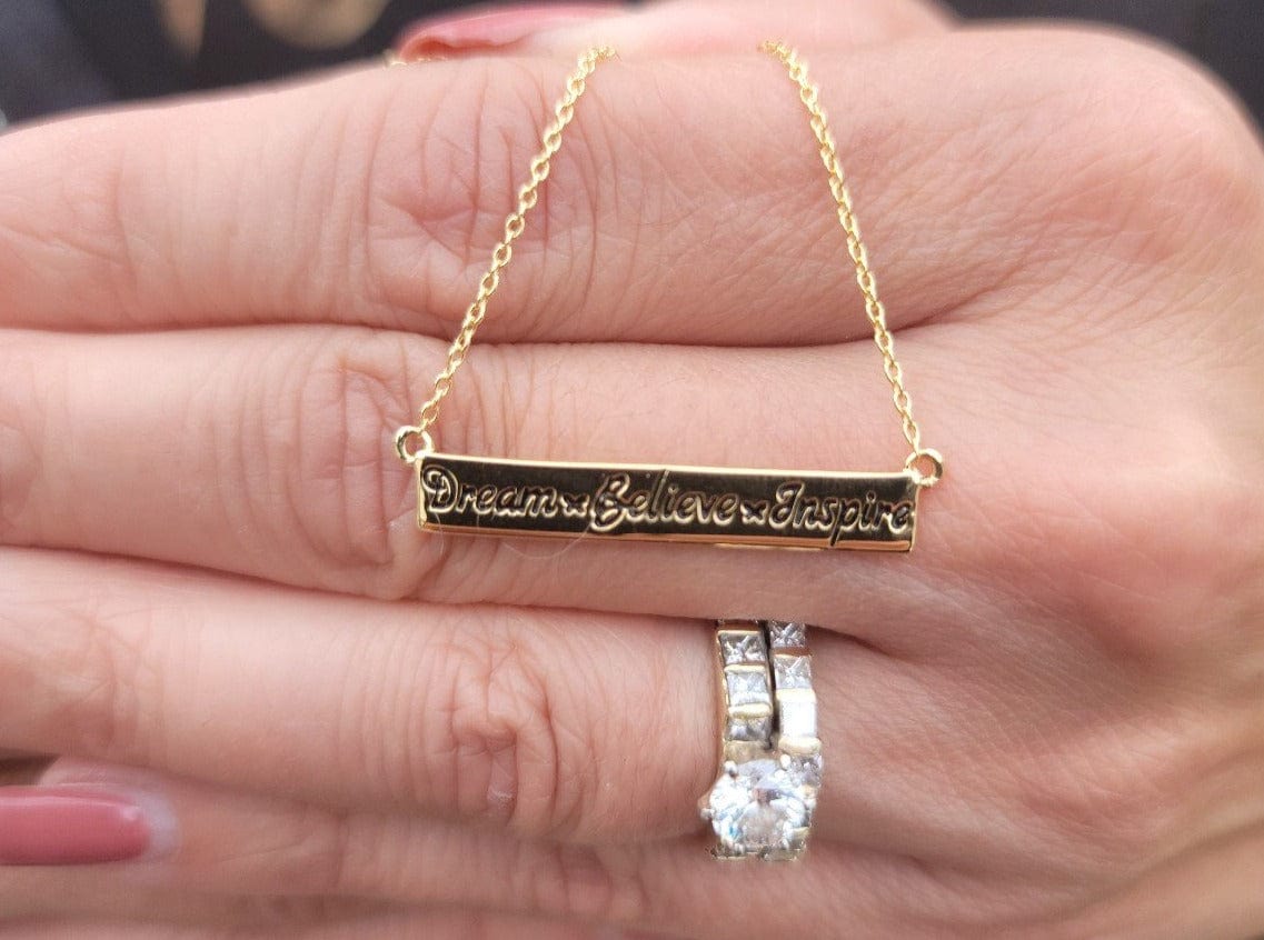 Dream. Believe. Inspire. Necklace - Jewelry