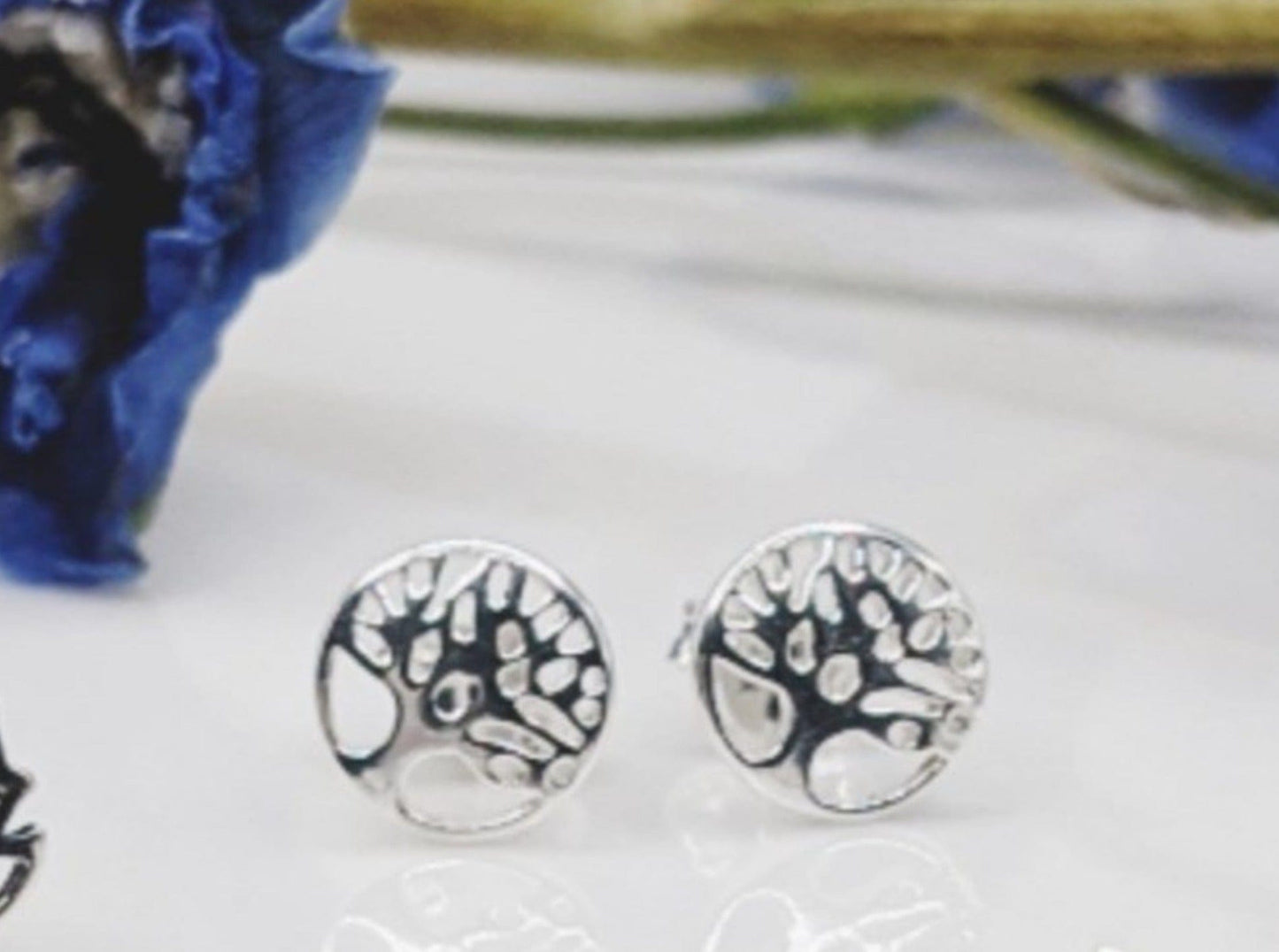Tree of Life Stud Earrings