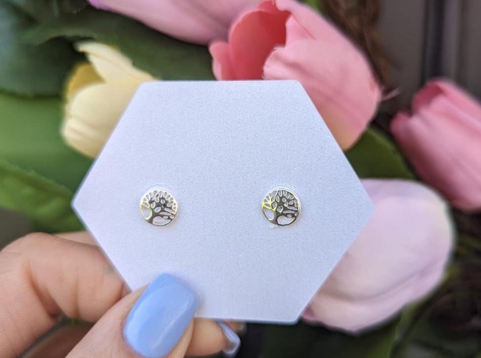 Tree of Life Stud Earrings