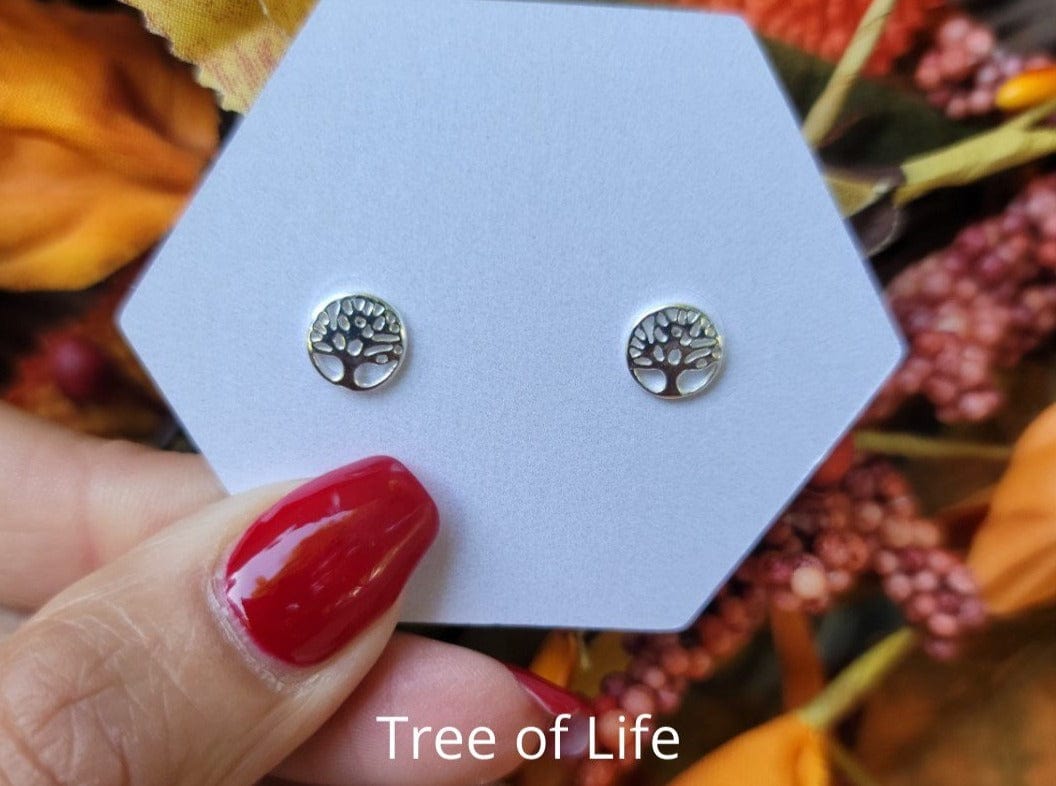 Tree of Life Stud Earrings