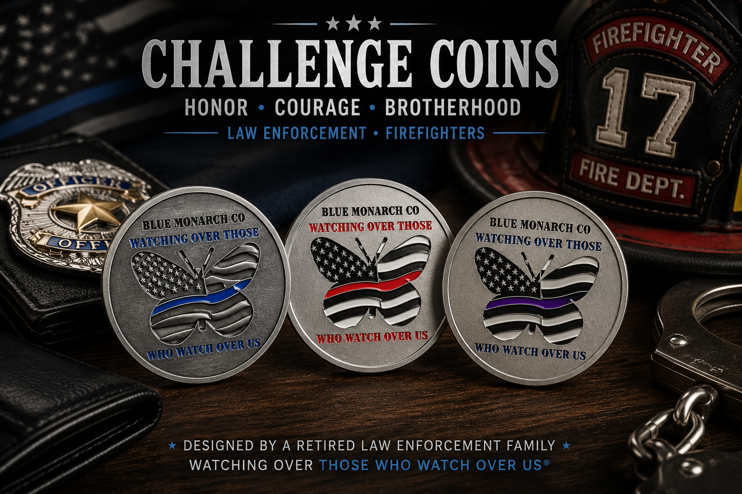 Law Enforcement & Firefighter Challenge Coins