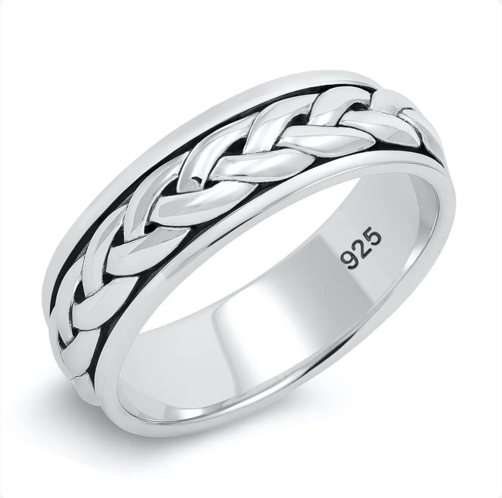 Sterling Silver Spinner Ring