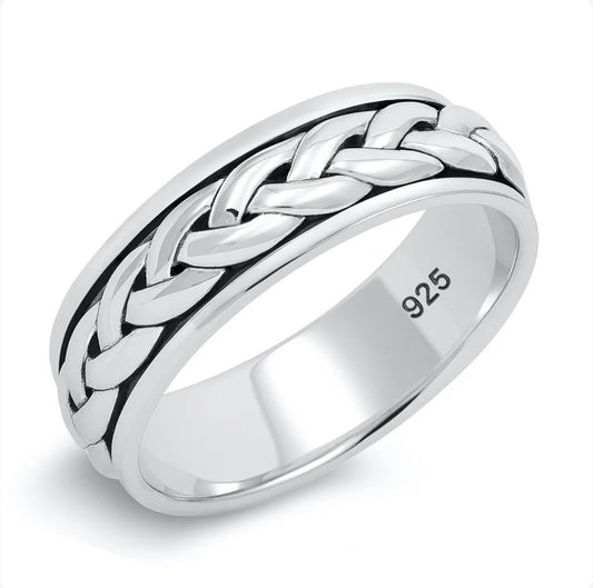 Sterling Silver Spinner Ring
